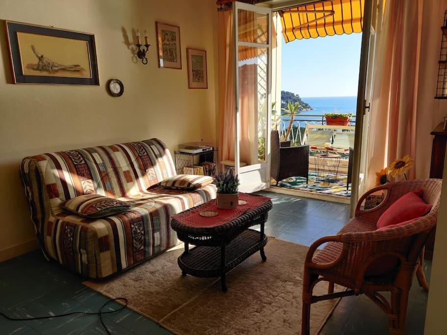 Vintage Flat On Villefranche Bay - Free Car Park Εξωτερικό φωτογραφία