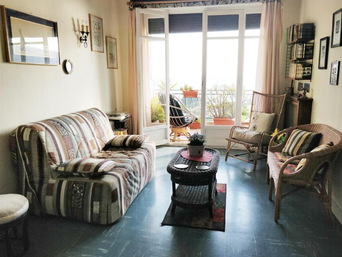 Vintage Flat On Villefranche Bay - Free Car Park Εξωτερικό φωτογραφία